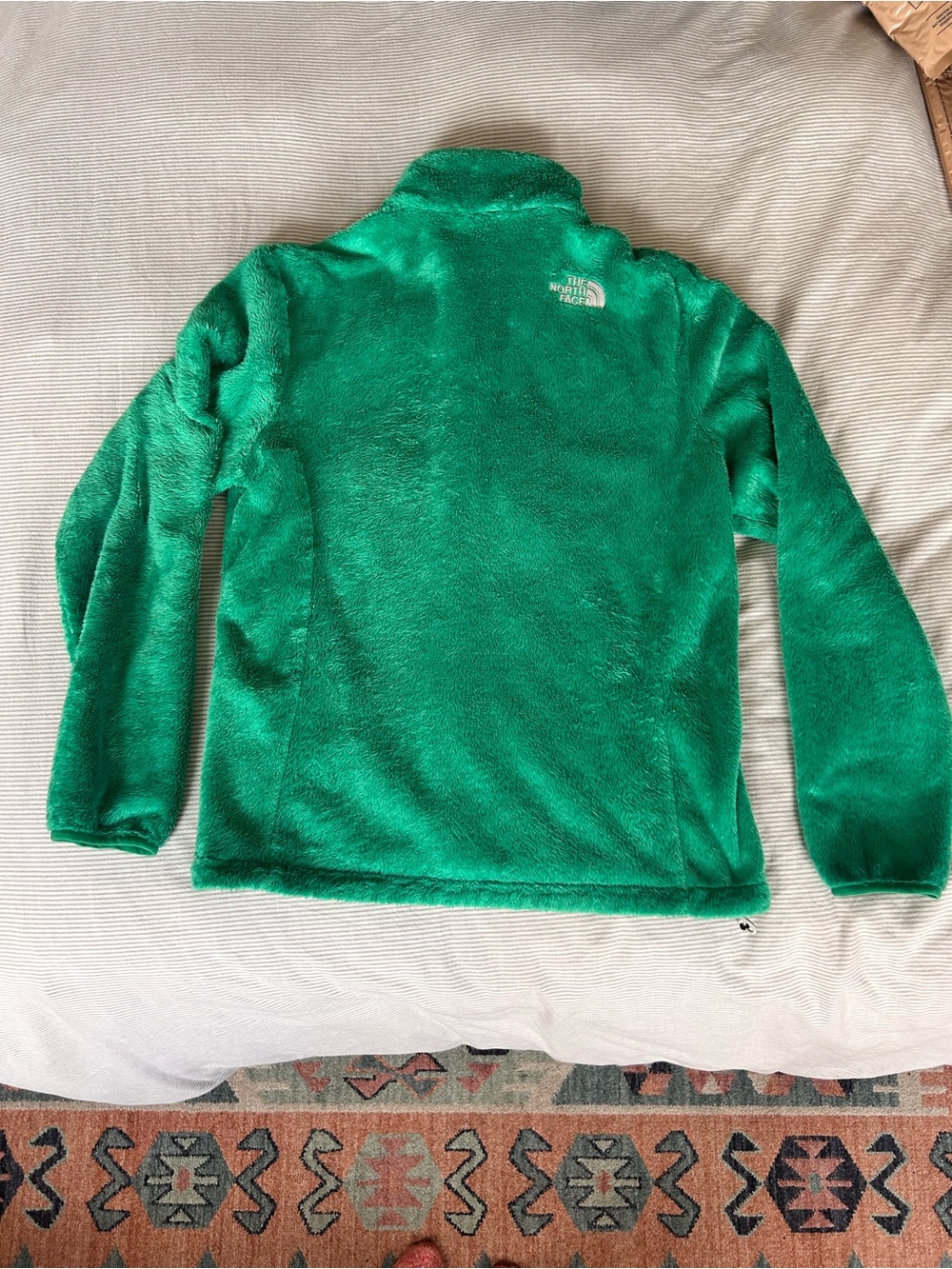 The North Face Osito Fleece Jacket Emerald Green Full Zip Women’s. Size M - Picture 3 of 8